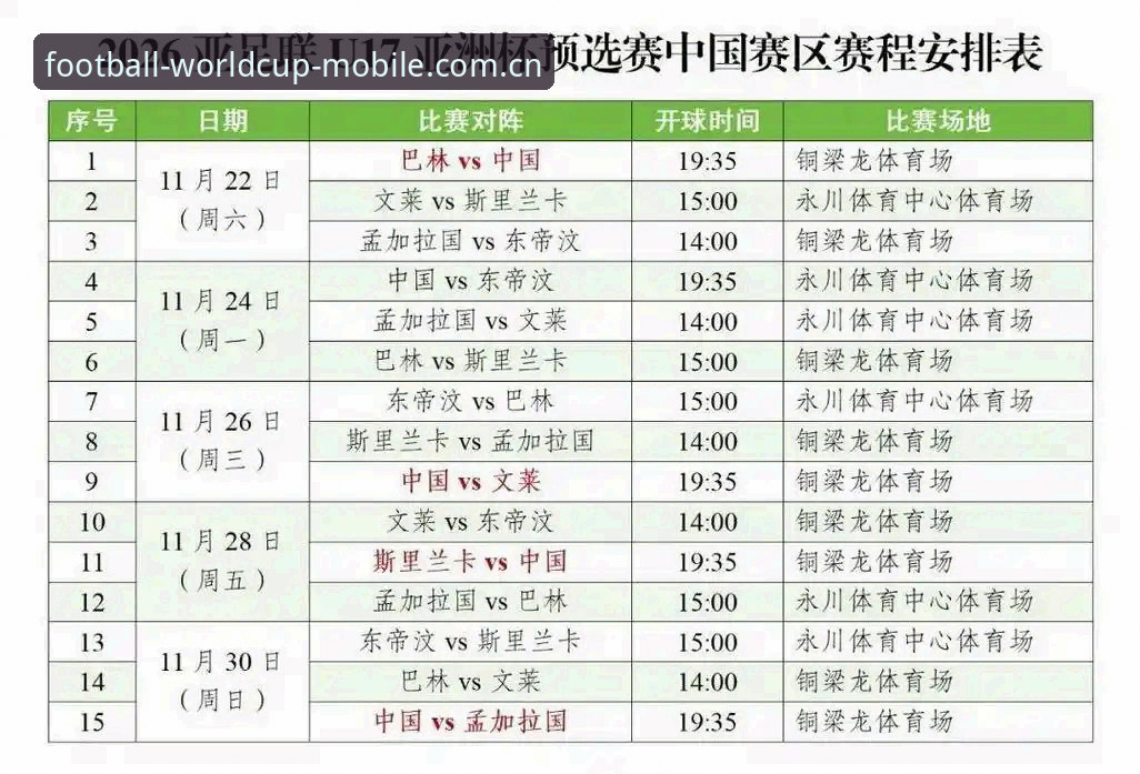 U17世界杯抽签结果解读：掌握中国男女足出线形势的实用分析